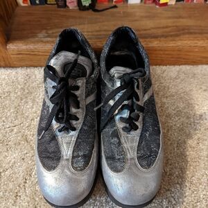 Sonia Rykiel Black and Silver Women's Sneakers